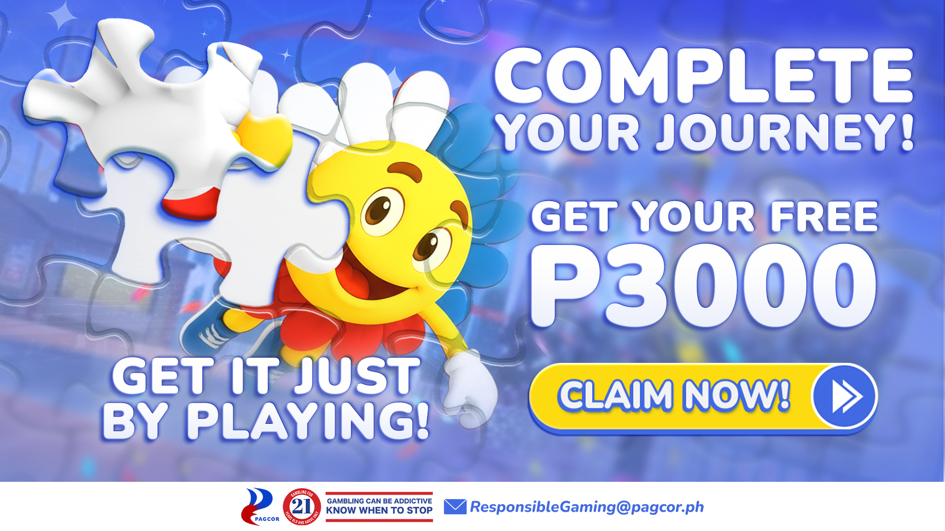 Complete Your Journey - Free P3000 Banner